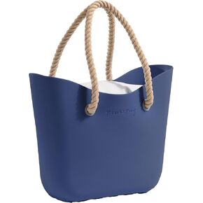 Brook + Bay Beach Bag Rubber Tote Bag with Zipper - Travel Bag, Beach Bags Waterproof Sandproof, Beach Bag for Women