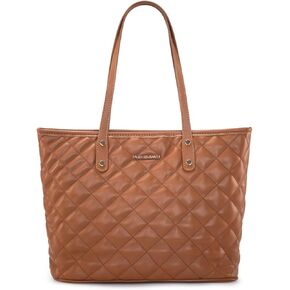 Montana West Quilted Tote Bag for Women Large Shoulder Bag Fashion Handbags with Top Zipper