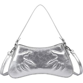 Shoulder Purses for Women, Trendy Purse Clutch Purse Handbag PU Leather Tote Bag Crossbody Bags