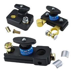 Car Battery Disconnect Switches 12V/24V, Heavy Duty Battery Shut Off Switch, Quick Disconnect Battery Cut Off Universal Switch for Automotive, Rv and Boat(1 Pack)