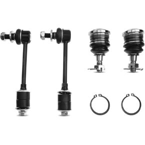 A-Premium Set of 4, Front Sway Bar Link, Upper Ball Joint, Compatible with Toyota Tundra 2000-2005, 4Runner 1996-2002