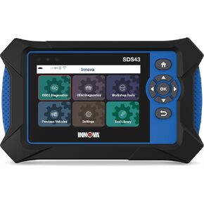 Innova SDS43 OBD2 Scanner Diagnostic Tool - Bidirectional Tablet Scanner for Engine, ABS, SRS, Transmission - Compatible with Most Vehicles