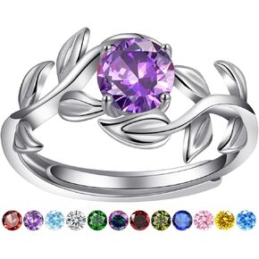 0.8CT RIPE Women Women Ring ، حلقات الحجر الذهب الأبيض للنساء للنساء خاتم الزواج القابل للتعديل للنساء محاكاة الأحجار الكريمة بيان المشاركة القابلة للتكديس 5-9