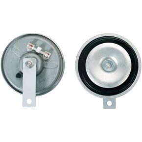 HELLA 3BA 002 768-382 Horn - B36-24V - 116dB(A) - Frequenzbereich: 335Hz - Tiefton - Gehäusefarbe: grau - Flachsteckanschluss