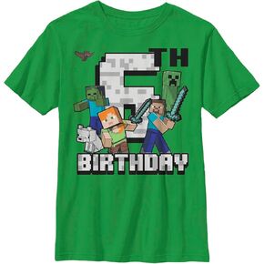 قميص عيد ميلاد Minecraft السادس السادس