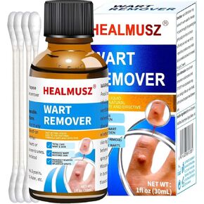 Warts Remover, Plantar Wart Removers for Feet, Fast Acting Natural Common Wart Removal Maximum Strength for Men and Women for Plantar Wart, Genital Wart, H , Common , Flat , Corn Warts, Callus 30ml