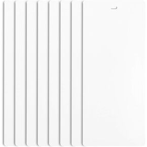 Dalix PVC Vertical Blind Replacement Slat 82 1/2 X 3 1/2 (8 Pack, White)