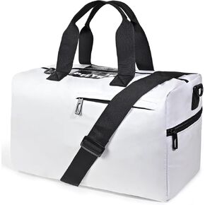 Lightweight Gym Bag for Man Women,Water Resistant Duffle Bag for Travel with Wet Pocket,Wear-resistant Weekender Overnight Duffel Bag,Travel Bag Easy to Clean Tote bag for women(Black)
