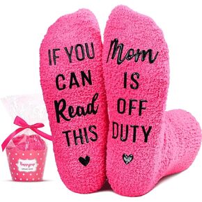 HAPPYPOP Gifts for Mom from Son Daughter - Mothers Day Gifts Socks, Birthday Socks for Mom Mama, Stocking Stuffers
