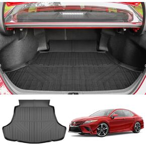Trunk Mat for 2018-2025 Toyota Camry & 2019-2022 Toyota Avalon Rear Cargo Mat All Weather Protector Trunk Liner for 18-25 Camry Hybrid/L/LE/SE/TRD/XLE/XSE &19-22 Avalon Accessories