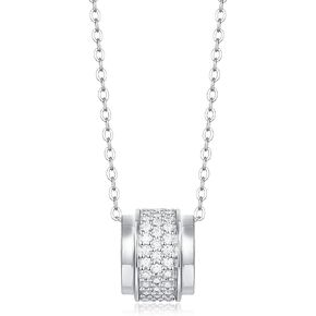 قلادة قلادة من الذهب الذهب 14K للنساء Galaxy Ball ، 0.69Ct VVS2 Starry Sky Pendant ، هدية عيد ميلاد مثالية لأمي