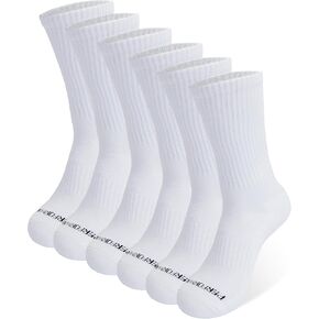 الثقافة والطبيعة للرجال/المرأة الأداء الرياضي وسادة الطاقم Socks 6 حزمة