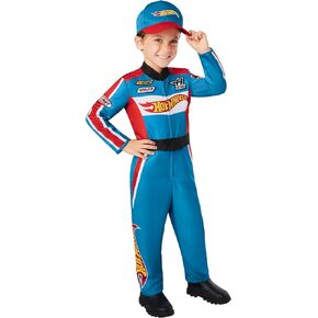 Spirit Halloween Toddler Hot Wheels Driver Costume | Officially Licensed | Racecar Driver Outfit for Boys and Girls