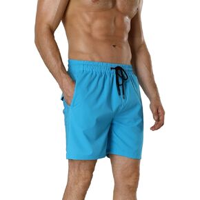 GINGTTO Men's Swim Trunks 5 Inch Iseam Quick Dry Bathing Suits for Men with Mesh Lining Beach