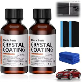 Acssart Plating Refurbishing Agent, Crystal Coating for Car Plastic Parts,Car Plastic Plating Refurbishing Agent,Nano Coating Agent,Cars Plastics Restorer for DIY, Automotive (2PCS-A)