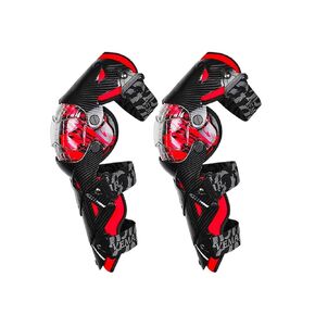 Knee Shin Guards Pads Motorcycle Protective Gear for Men Women PP PE Hard Collision Avoidance Motocross Motorbike Racing Bicycle Cycling Knee Protector (Orange)