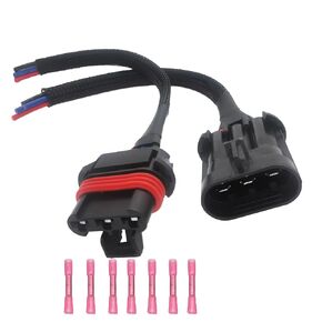 Set 3 Wires ATV Stator Connector Harness Pigtail Plug Plug TiT for Polaris RZR Ranger UTV ATV استبدال OE# 4014406 4014839 4014029