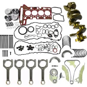 11217640165 Crankshaft Con rods Piston Bolt Set Engine Rebuild Overhaul Kit For BMW 25i 220i 228i 228ix 320i X1 X3 X4 X5 X6 Z4 N20 2.0L 3.0L
