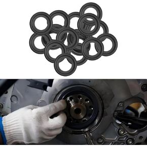 25PCS M14 Car Oil Drain Plug Gasket, Engine Oil Washer, Transmission Fluid Drain Plug Crush Washer, Car Replacement Accessories Engine Oil Pan Drain Plug Seal Universal for SUVs, Trucks (M14)