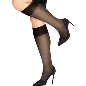 Hanes Hanes Women's Wilky Sheer Knee Highs محسّنة إصبع القدم in Kuwait