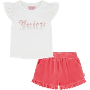 Juicy Couture Girls 2pc Short Set