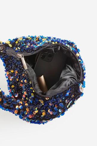 BABEYOND Women's Clutch Evening Bags Vintage Sequin Glitter Triangle Purse for 1920s Party Prom Wedding in Saudi Arabia