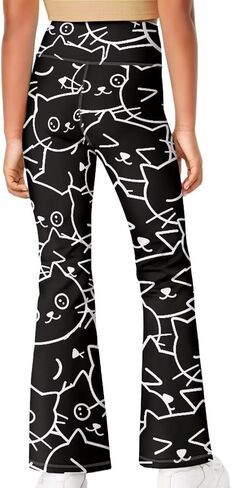 Yoga Pants for Girls 5-14 Lovely Flare Leggings for Girls Bell Bottoms in Saudi Arabia