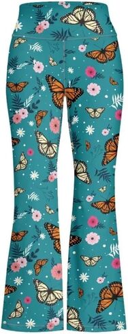 Yoga Pants for Girls 5-14 Lovely Flare Leggings for Girls Bell Bottoms in Saudi Arabia