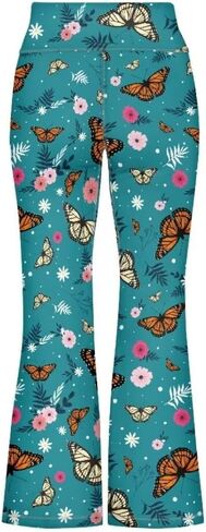 Yoga Pants for Girls 5-14 Lovely Flare Leggings for Girls Bell Bottoms in Saudi Arabia