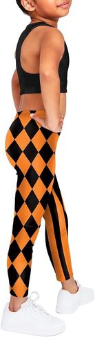 color cosplayer Halloween Legging for Kids Girls Striped Leggings Birthday Stretchy Tights Pants in Saudi Arabia
