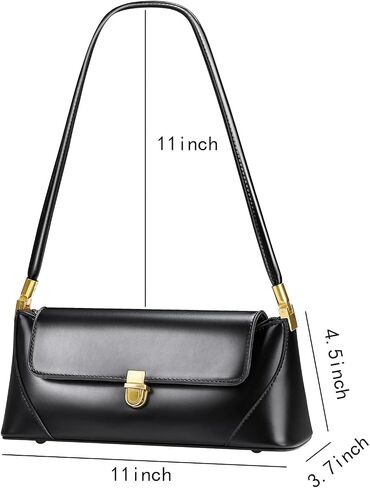 Etercycle Shoulder Bag for Women, Vintage Trendy Women's Purses, Small Vegan Leather Handbags Underarm Hobo Bag in Saudi Arabia