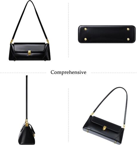 Etercycle Shoulder Bag for Women, Vintage Trendy Women's Purses, Small Vegan Leather Handbags Underarm Hobo Bag in Saudi Arabia