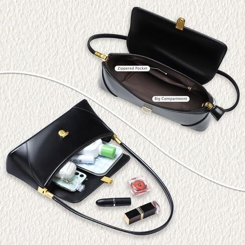 Etercycle Shoulder Bag for Women, Vintage Trendy Women's Purses, Small Vegan Leather Handbags Underarm Hobo Bag in Saudi Arabia