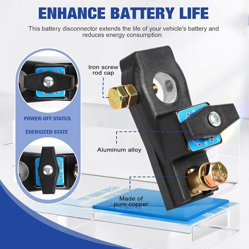 2 عبوة بطارية ذكية بطارية قطع الاتصال 12 فولت الخدمة الثقيلة ، والبطارية بطارية التبديل لقارب شاحنة السيارة in Kuwait