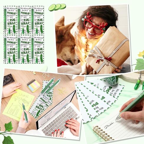50 Sets Employee Appreciation Gifts Positive Pickle Keychain with Thank You Cards Fancy Pens Emotional Support Pickle Bulk Inspirational Gifts Bulk for Pickle Lover Employees Coworkers in Saudi Arabia