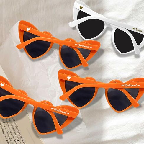 LADY&HOME 10 Pairs Heart Shaped Sunglasses Bachelorette Sunglasses Heart Sunglasses Bachelorette Party Favors Supplies in Saudi Arabia