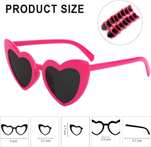 Semato Heart Sunglasses for Bachelorette Party in Saudi Arabia