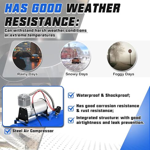 PTNHZ DC 12V MAX 150PPSI مضخة ضاغط الهواء مضخة W/6 لتر 1.6 جالون لخزان القوارب القوارب الصغيرة مضخة ضاغط الهواء المحمولة in Kuwait