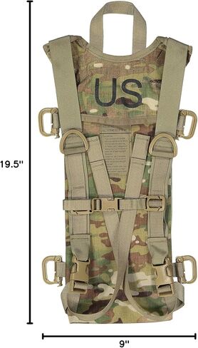 Tactical MOLLE Hydration Pack, Holds 3 Liter Bladder (Sold Separately), Great for Hiking, Cycling, Camping, Running, Hunting in Kuwait