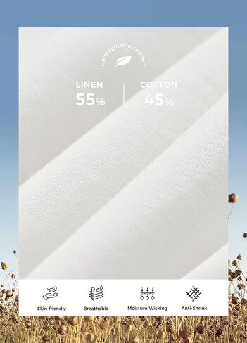 Willit Women's Linen Pants Wide Leg Casual Beach Summer Pants Palazzo Lounge Pants with Pockets in Kuwait