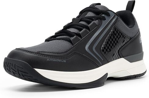 FitVille Tennis Shoes for Men Pickleball Shoes Sneakers | Court Racquetball Athletic Shoes for Racquet Sport | Wide Toe Box & Arch Support in Saudi Arabia