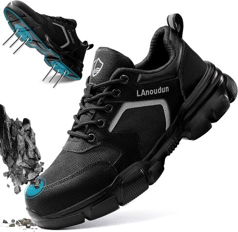 Steel Toe Shoes for Men Women Lightweight Work Shoes Mens Indestructible Safety Sneakers Puncture Proof Construction Shoe Composite Toe Sneakers in Saudi Arabia