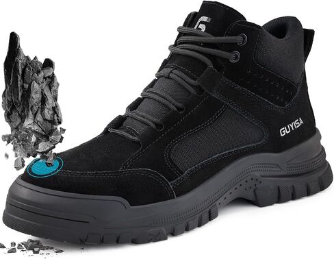 Steel Toe Shoes for Men Women Lightweight Work Shoes Mens Indestructible Safety Sneakers Puncture Proof Construction Shoe Composite Toe Sneakers in Saudi Arabia