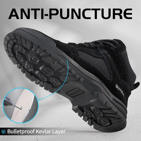 Steel Toe Shoes for Men Women Lightweight Work Shoes Mens Indestructible Safety Sneakers Puncture Proof Construction Shoe Composite Toe Sneakers in Saudi Arabia