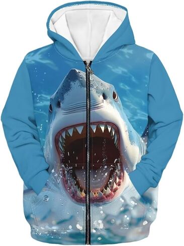 صبي zip up hoodie حجم 6-16 سنة من البلوزات الطويلة الأكمام الناعمة للمراهقين السترات غير الرسمية مع غطاء محرك السيارة in Kuwait