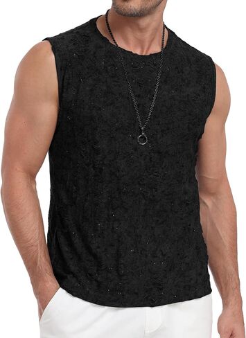 Yya Mens Tank Tops Tops Fashion Surfclly Tank Dortss Summer Disual Tee Tee Tee For Men S-XXL in Kuwait