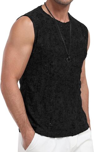 Yya Mens Tank Tops Tops Fashion Surfclly Tank Dortss Summer Disual Tee Tee Tee For Men S-XXL in Kuwait