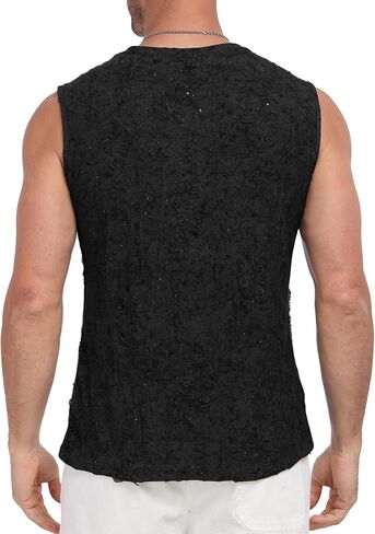 Yya Mens Tank Tops Tops Fashion Surfclly Tank Dortss Summer Disual Tee Tee Tee For Men S-XXL in Kuwait