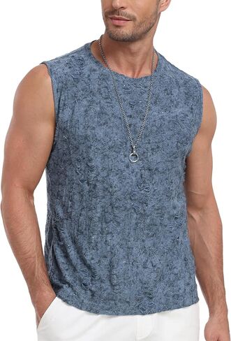 Yya Mens Tank Tops Tops Fashion Surfclly Tank Dortss Summer Disual Tee Tee Tee For Men S-XXL in Kuwait