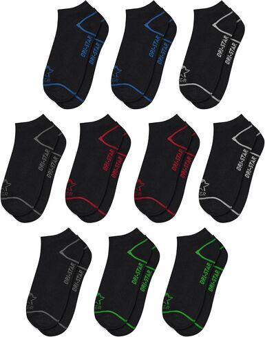 STARTER Boys Socks 10-Pack Comfort Toe, Lightweight Moisture-Wicking Socks for Kids 4-6, 6-8, and 10-12 Years Old in Saudi Arabia